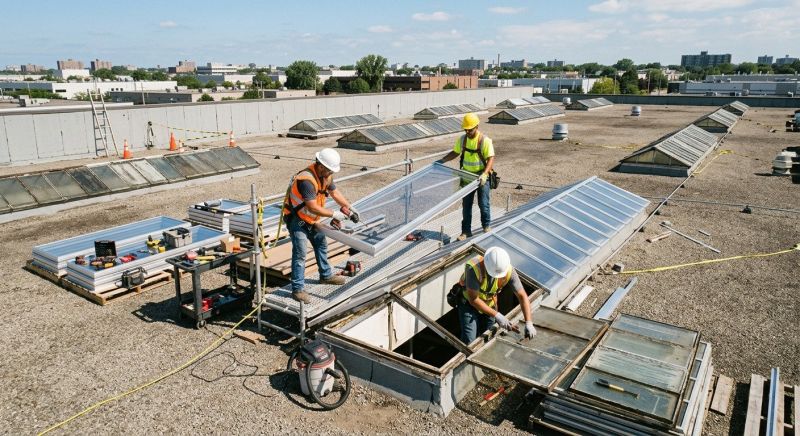 Commercial Skylight Renovation in Tacoma, WA