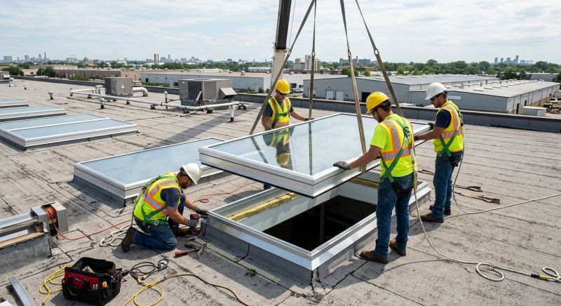 Commercial Skylight Renovation in Seattle, WA