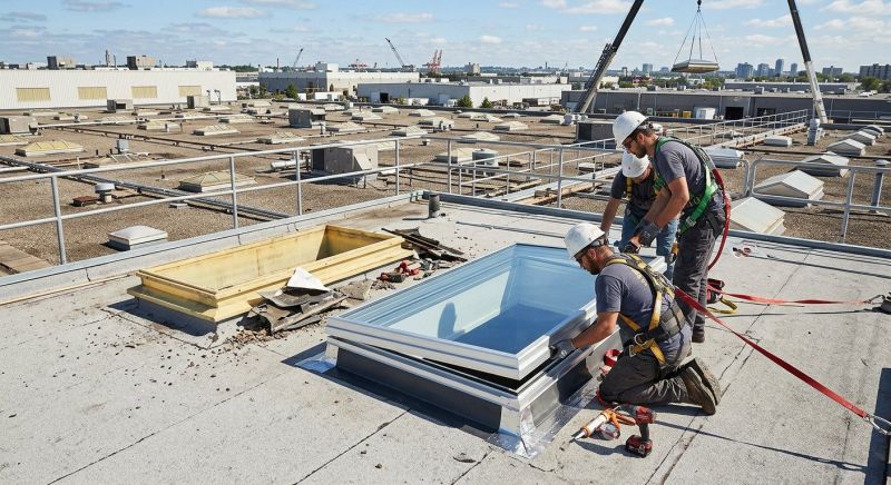 Commercial Skylight Renovation in Santa Rosa, CA