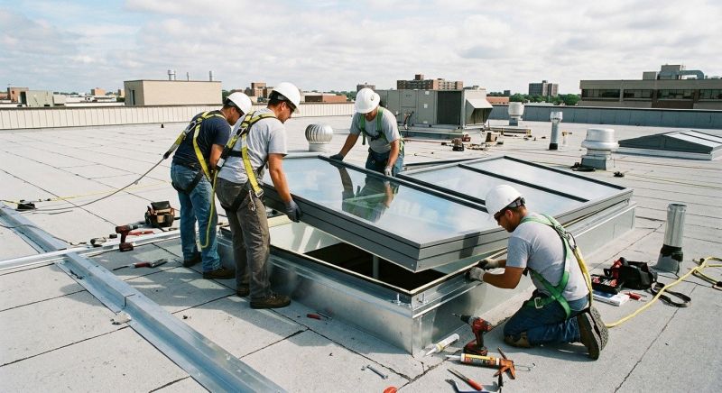 Commercial Skylight Renovation in Bellevue, WA