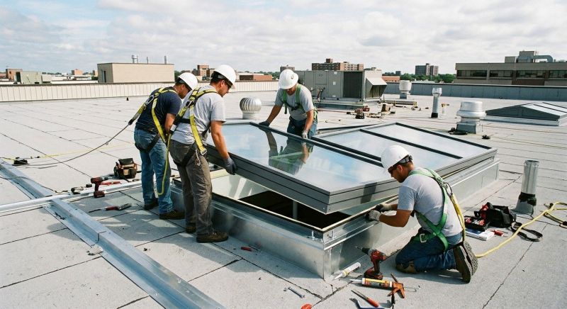 Commercial Skylight Renovation in Redmond, WA